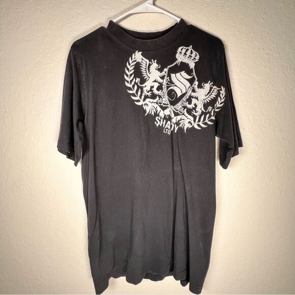 Shady LTD 🖤 EMINEM 🖤 short sleeve tee vintage ▪️ Y2K ▪️ small - Picture 2 of 6